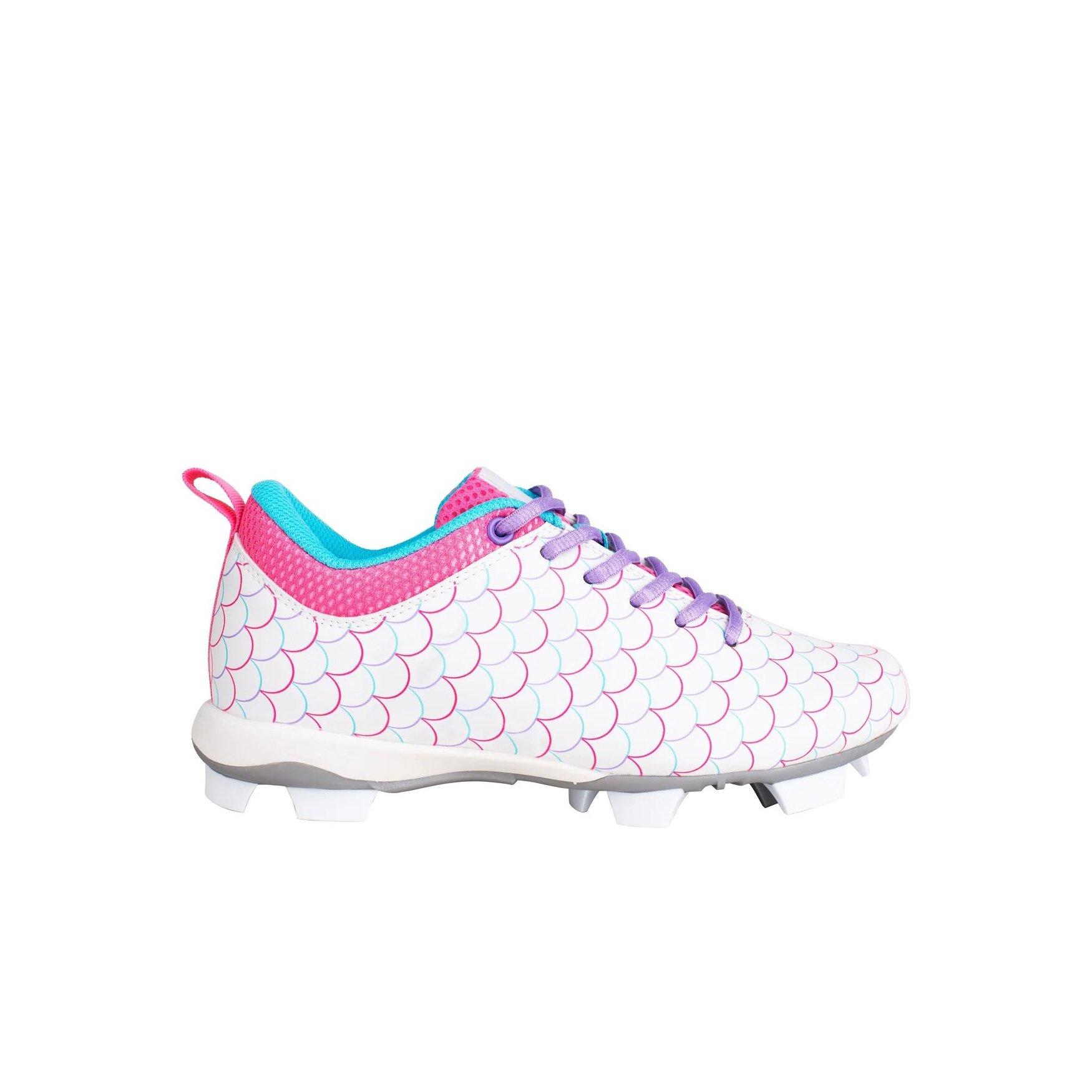 RIP-IT Emma Play-Ball "White/Pink/Purple" Preschool Girls' Softball Cleat